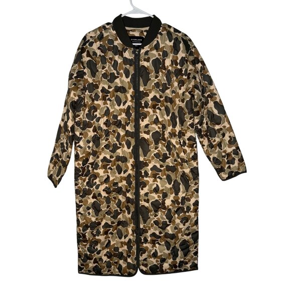 Everlane The ReNew Long Liner Insulated Puffer Jacket Women's Size Small NWOT! - Picture 2 of 5